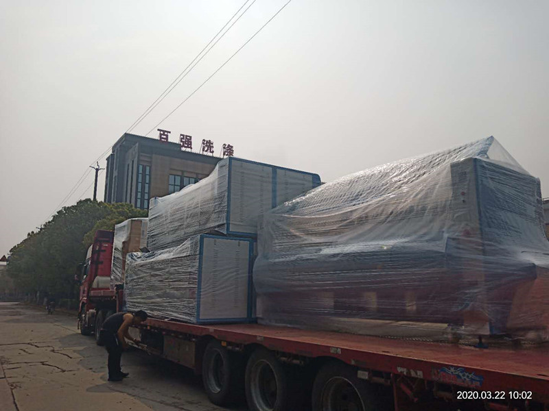 喜報！國內疫情得到有效控制 百強洗滌設備連續三天發貨