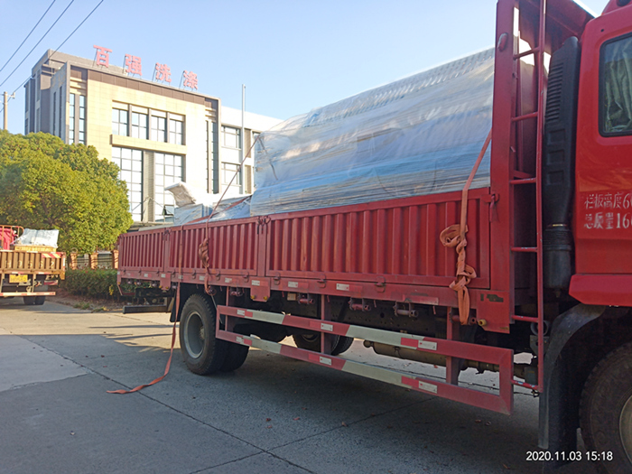 百強洗滌設備發貨安徽六安和湖南