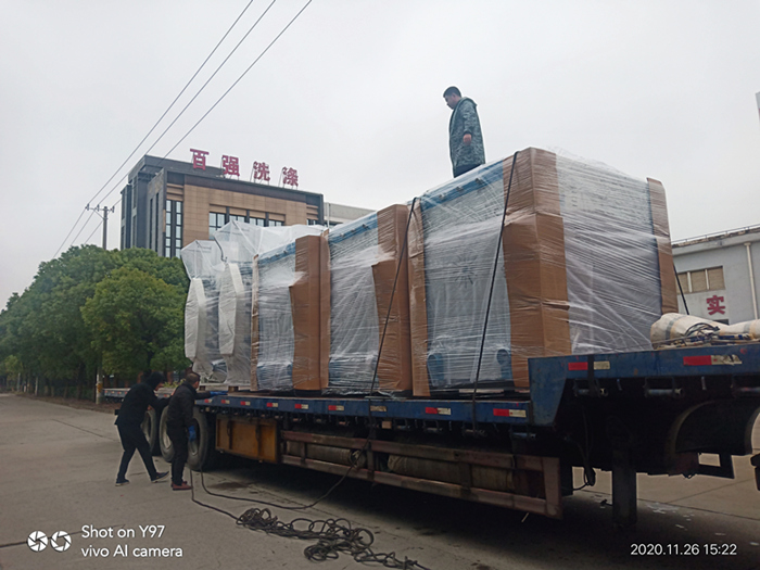 百強洗脫機烘干機今日發(fā)貨江西